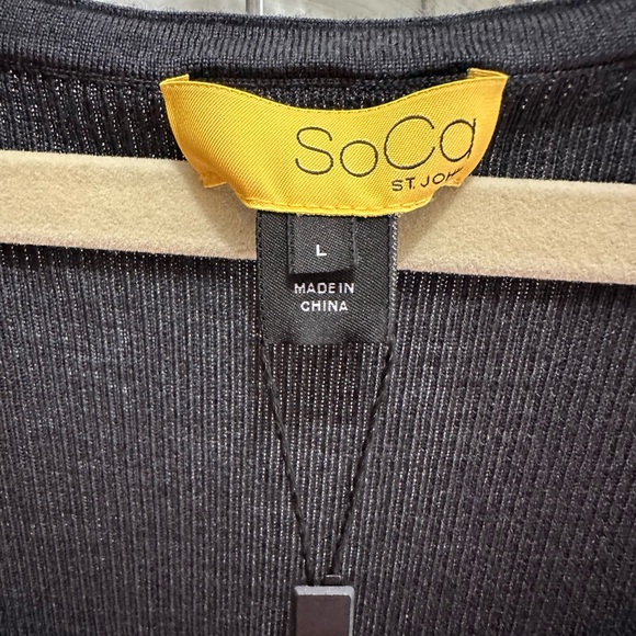 SoCa St. John camisole new with tags! Gray size L - Picture 3 of 4